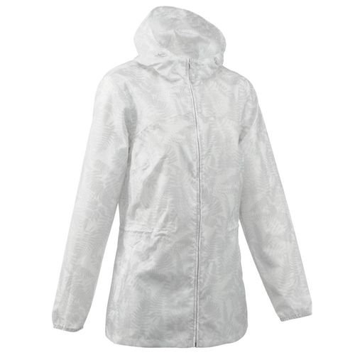 Jacket nh100 raincut zip w white, 2xl