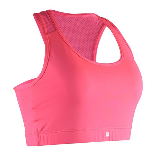 Top Básico Leve Sustentação Cardio Training Feminino Rosa Domyos