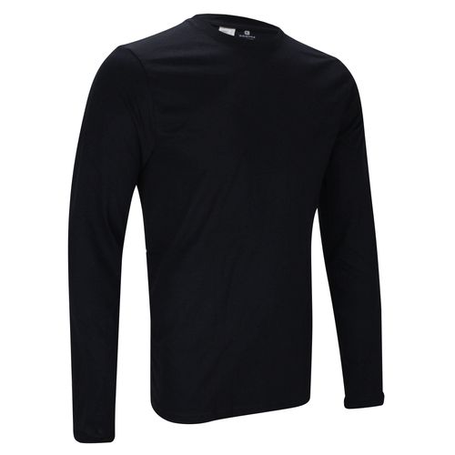 Camiseta Manga Longa em Algodão Masculina de Ginástica