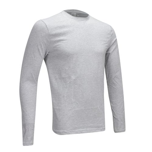 Camiseta Manga Longa em Algodão Masculina de Ginástica