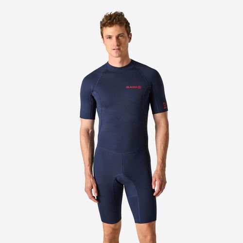 Neoprene de Surf Shorty 100 Homem Azul 1,5 mm Neoprene