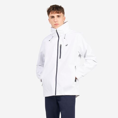 Jaqueta Masculina de Vela Sailing 300 Impermeável Tribord Branca