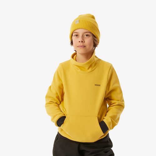 Blusa infantil para esqui e snowboard, 100 amarelo