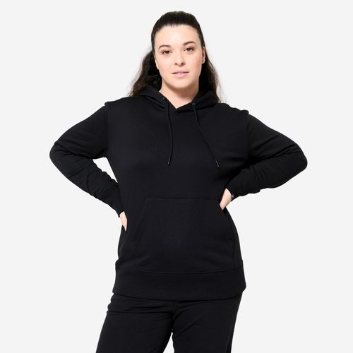 Blusa de Moletom Feminina para Treino Domyos Preta