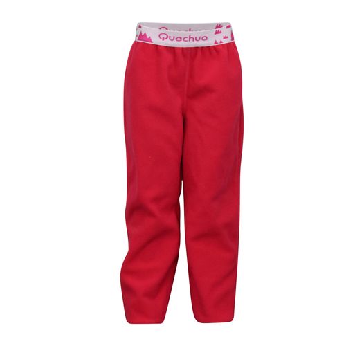 Calça infantil de fleece para trilha Forclaz 50